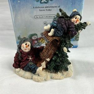 Snow Dooodes Ally & Oops...No Brakes Figurine